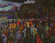 Wassily Kandinsky Colorful Life oil painting